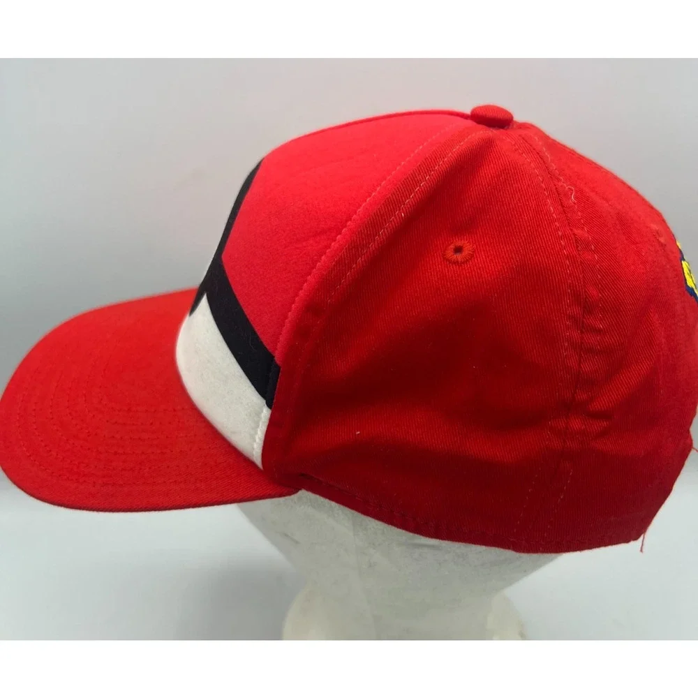 Pokemon Poke Ball Youth OSFM Snapback Hat Red White Nintendo Cap Adjustable